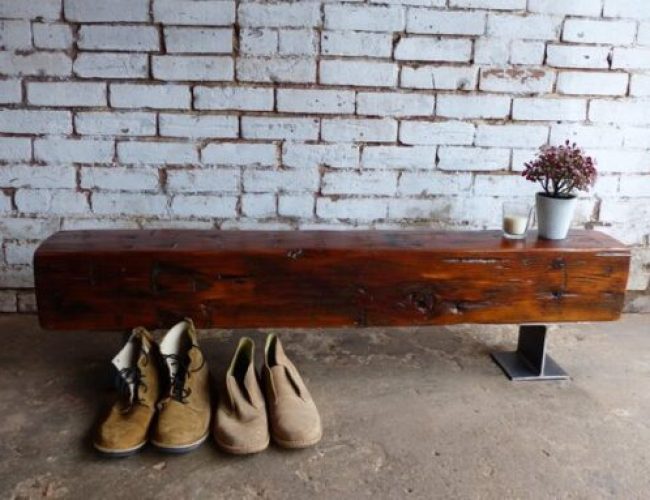 Reclaimed Barn Beam Benches- Solid Wood- Furniture